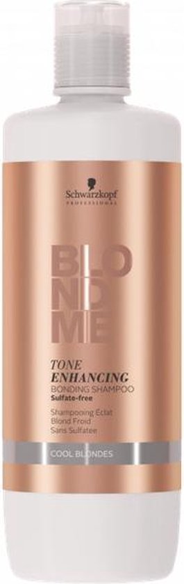Schwarzkopf Blond Me Restore Bond Shampoo All 1000ml -  vrouwen - Voor