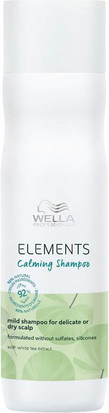 Wella Elements Calming Shampoo 250 ml - Normale shampoo vrouwen - Voor Alle haartypes