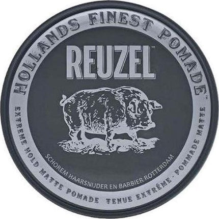 Reuzel - Hollands Finest Pomade Firmly Fixative Pomada On Water Base Black 35G