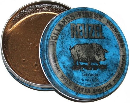 Reuzel Blue Strong Hold Pomade Haarwax - 113g