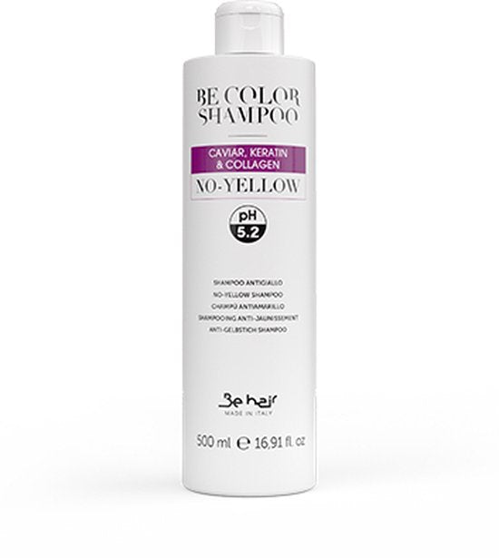 Be Hair Be Color Shampoo Caviar, Keratin & Collagen No-Yellow 500ml