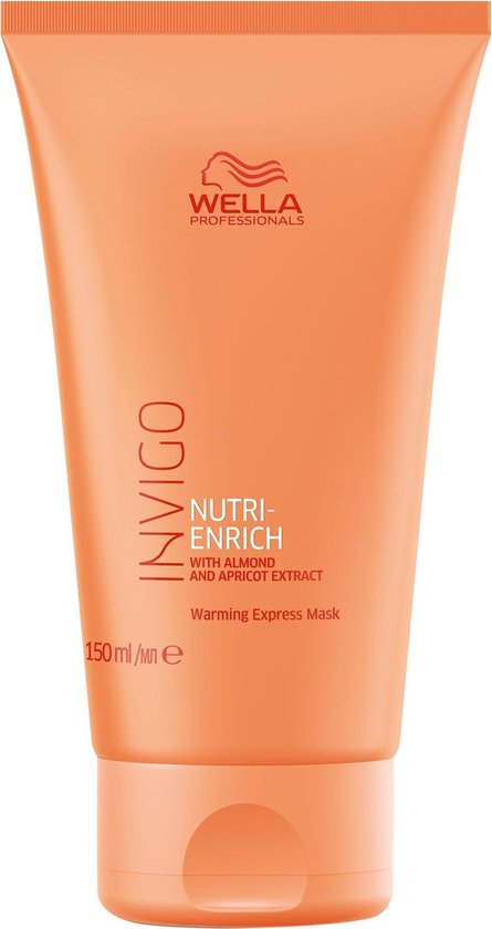 Wella Invigo Nutri Enrich Warming Express Masker 150ml - Haarmasker droog haar