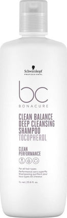 Schwarzkopf Bonacure Clean Balance Deep Cleansing Shampoo 1000ml - vrouwen - Voor