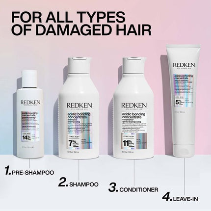 Redken Acidic Bonding Concentrate Pre-Treatment Masker – Versterkt en herstelt beschadigd haar – 150ml