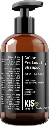 KIS Green Color Protecting Shampoo 250 ml - vrouwen - Voor Gekleurd haar