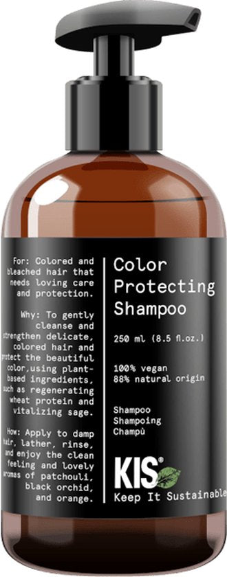 KIS Green Color Protecting Shampoo 250 ml - vrouwen - Voor Gekleurd haar