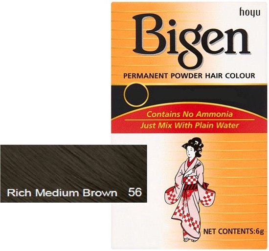 Bigen permanent powder hair color