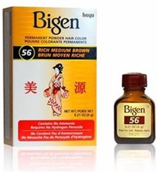 Bigen permanent powder hair color