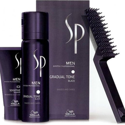 Wella SP Men Color Gradual Tone Black Mousse -90 ml