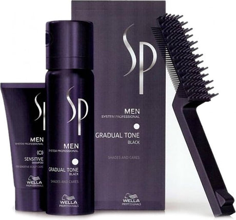 Wella SP Men Color Gradual Tone Black Mousse -90 ml