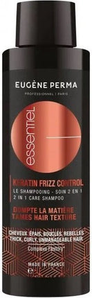 Shampoing ESSENTIEL Keratine Frizz Control 2 en 1 - 100ml