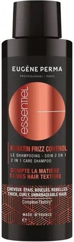 Shampoing ESSENTIEL Keratine Frizz Control 2 en 1 - 100ml