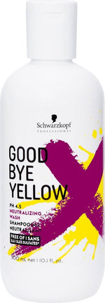 Schwarzkopf Goodbye Yellow Shampoo 300ml - Zilvershampoo vrouwen - Voor
