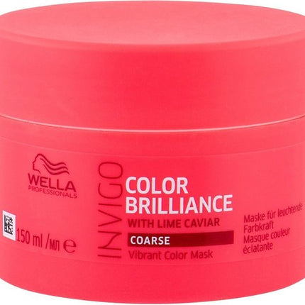 Wella Brilliance Haarmasker weerbarstig haar -150 ml - Haarmasker droog haar - Haarmasker beschadigd haar