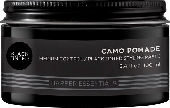 Redken Brews Men's Black Tinted Camo Pomade - 100ml