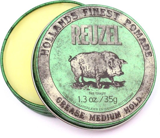 Reuzel Green Grease medium hold by Schorem - 35 gr - Wax