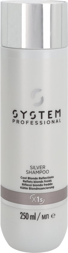 System Professional Extra Silver Shampoo X1S 250 ml - Zilvershampoo vrouwen - Voor
