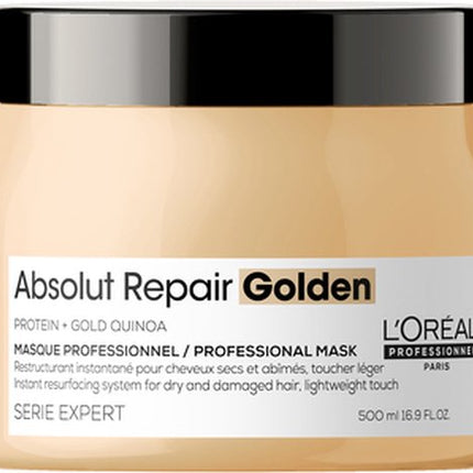 L'Oréal Professionnel Serie Expert Absolut Repair Gold Haarmasker GOLDEN 500 ml - Haarmasker droog haar - Haarmasker beschadigd haar