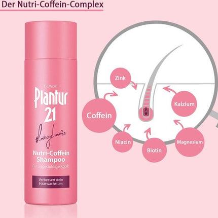 Plantur 21 #longhair Cafeïne Shampoo voor Lang en Glanzend Haar 200ml | Verbetert de Haargroei en Herstelt Gestresst Haar