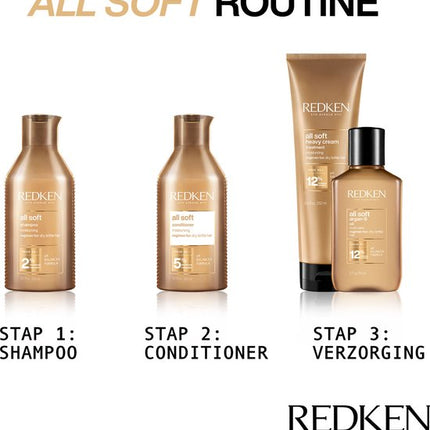 Redken All Soft Heavy Cream Mask – Hydraterend haarmasker voor droog en broos haar – 250 ml