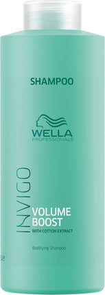 Wella Professionals Volume Boost Shampoo 1000ML - Normale shampoo vrouwen - Voor Alle haartypes