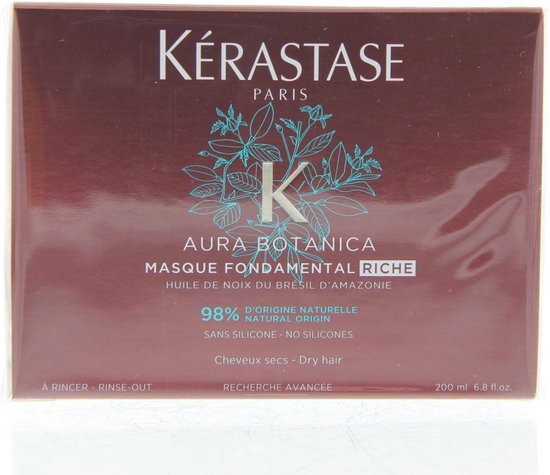 Kérastase Aura Botanica Haarmasker Fondamental Riche 200ml - Haarmasker droog haar