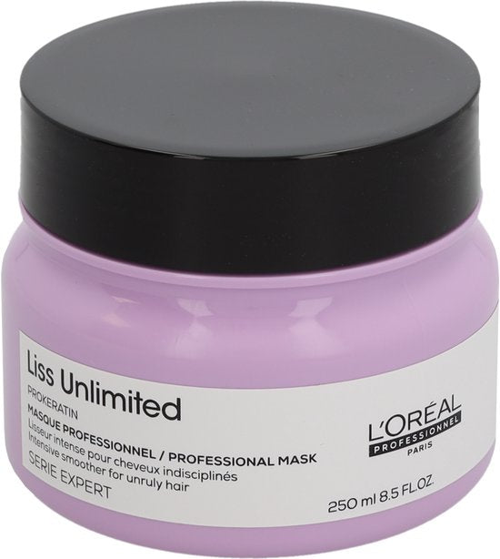 L'Oréal Professionnel Serie Expert Liss Unlimited Haarmasker 250 ml - Haarmasker beschadigd haar