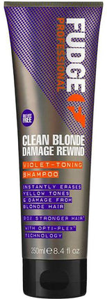 Fudge Clean Blonde Damage Rewind Violet Shampoo - Zilvershampoo - 250 ml