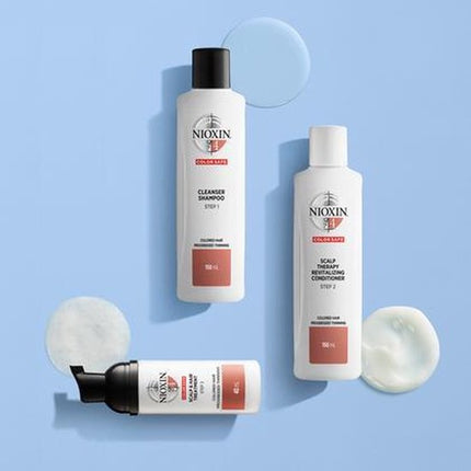 Nioxin System 4 Cleanser 300ml - Normale shampoo vrouwen - Voor Beschadigd haar/Droog haar/Gekleurd haar