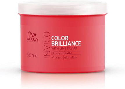 Wella Brilliance Masker fijn / normaal haar -150 ml - Haarmasker droog haar - Haarmasker beschadigd haar