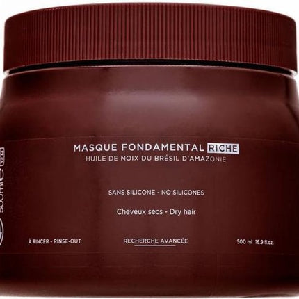 Kerastase Aura Botanica Haarmasker Fondamental Riche 500 ml - Haarmasker droog haar