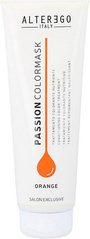 Haarmasker PassiekleurMasker Alterego Oranje (250 ml)