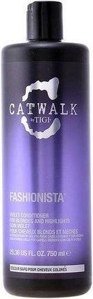 TIGI Catwalk Fashionista Violet Conditioner-750 ml -  vrouwen - Voor Grijs haar - Conditioner voor ieder haartype
