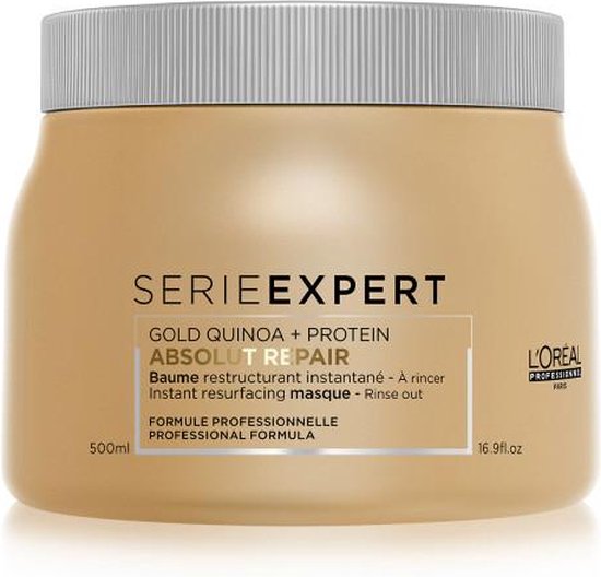 L'Oréal Professionnel Serie Expert Absolut Repair Gold Haarmasker 500 ml - Haarmasker beschadigd haar