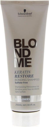 Schwarzkopf Professional - Renewing keratin shampoo for blonde hair BLONDME (Keratin Restore Bonding Shampoo) (L)