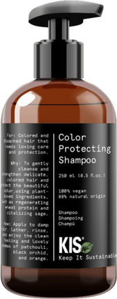 KIS Green Color Protecting Shampoo 250 ml - vrouwen - Voor Gekleurd haar