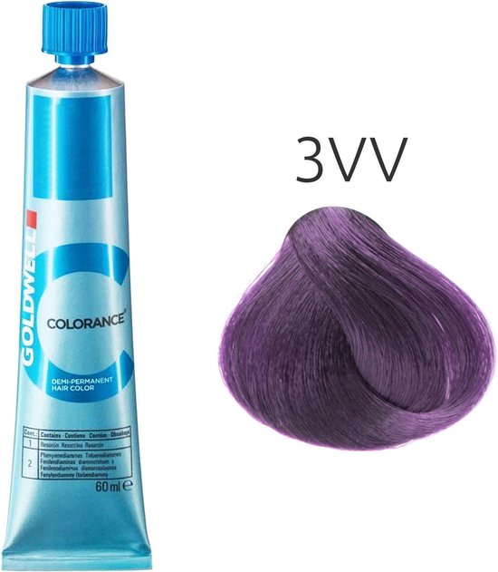 Goldwell - Colorance - Color Tube - 3-VV Dark Violet - 60 ml