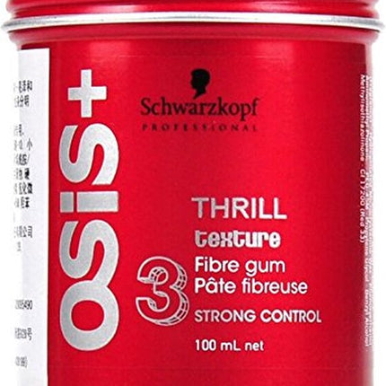 Schwarzkopf Professional - Thrill - fibrous structuring shiny rubber -  Haarwax - 100ml